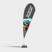 Outdoor Curve Flag