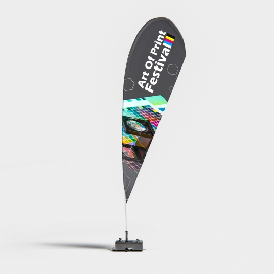 Outdoor Curve Flag
