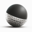 Golf Ball Black & White